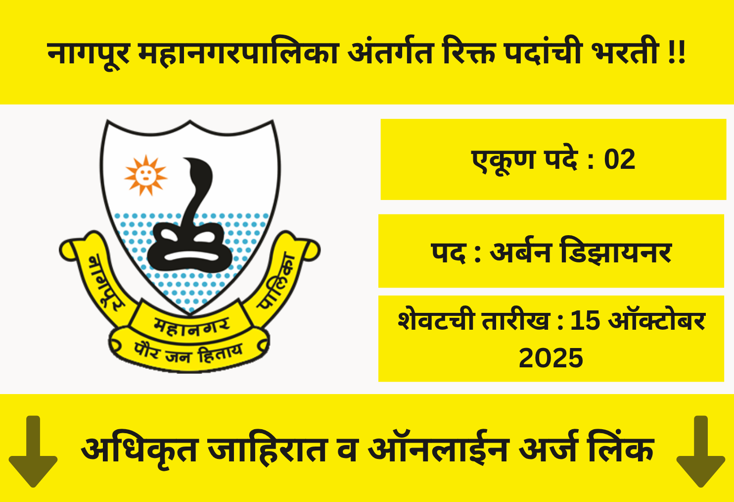 Nagpur Municipal Corporation Recruitment 2025