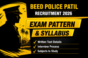 Beed Police Patil Bharti Syllabus and Exam Pattern