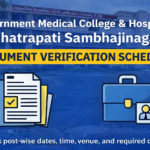 List Of Documents Required For GMC Aurangabad Bharti