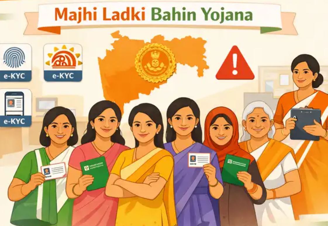 Ladki bahin yojana Payment KYC Beneficiary Activation