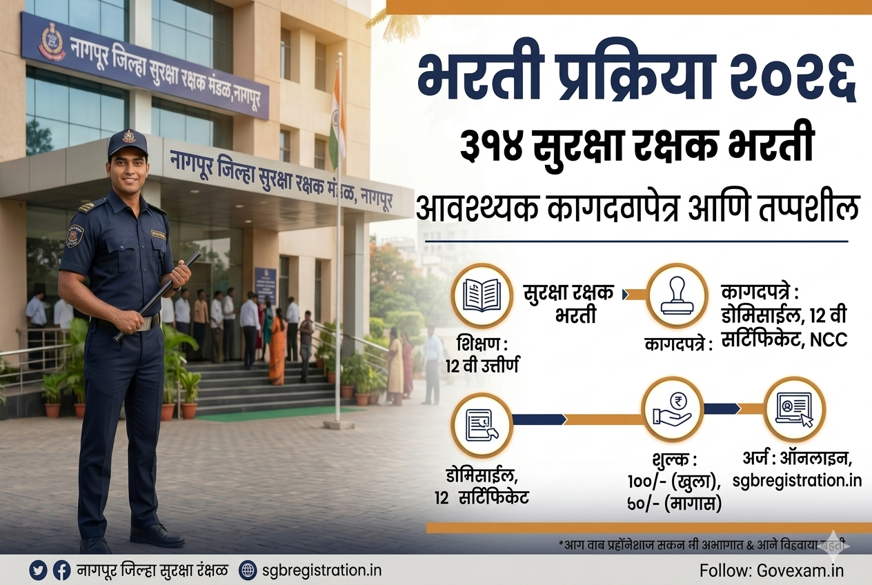 Nagpur Suraksha Rakshak Mandal Bharti 2026